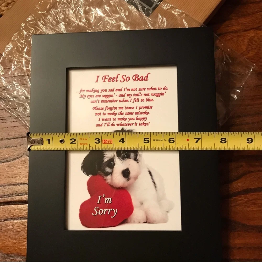 ▪️Poetry Gifts “I’m Sorry ..” Frame